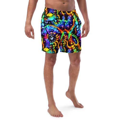 Infinite Colorstorm on a Swim Trunks