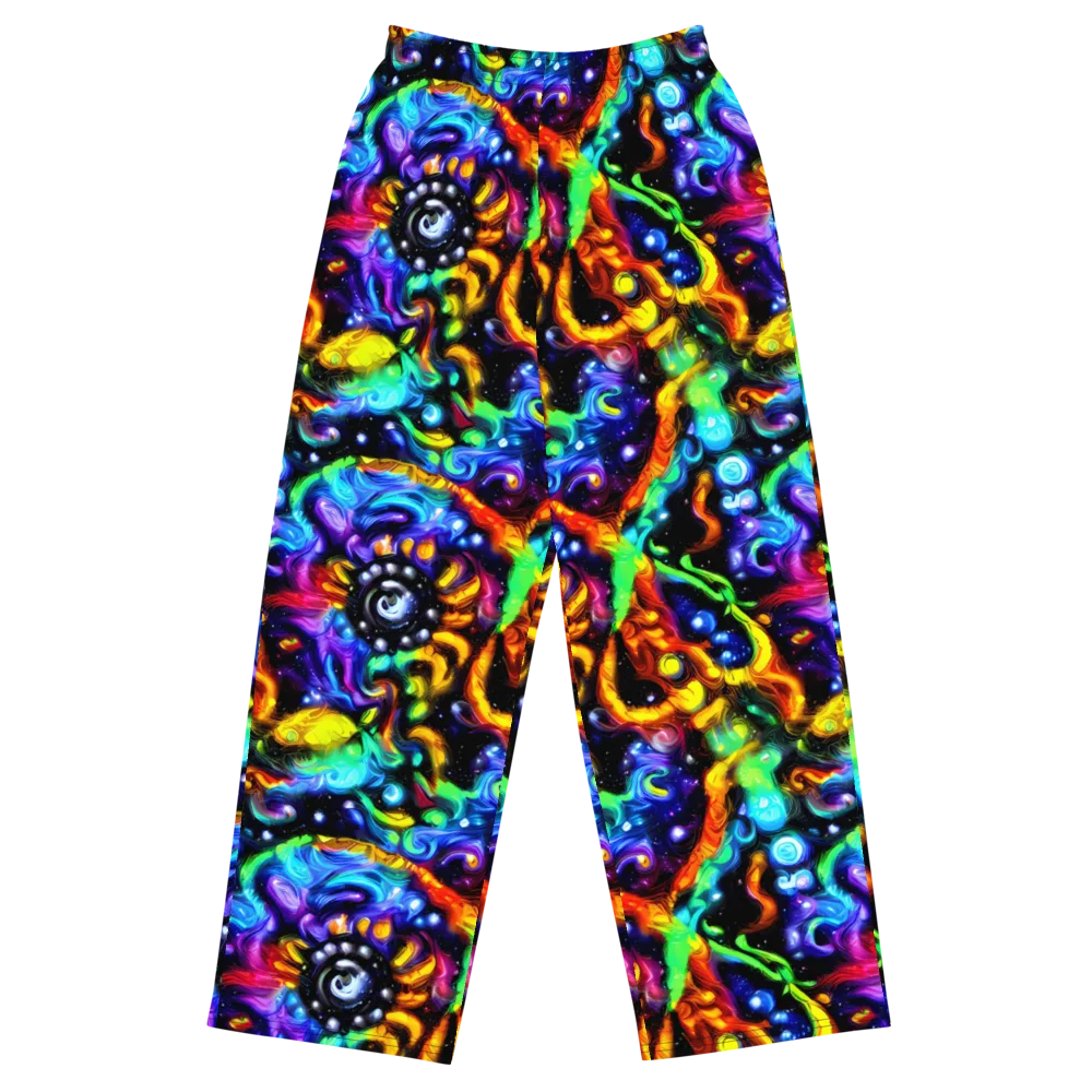 Infinite Colorstorm on Wide-Leg Pants — Front