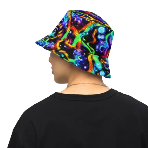 Infinite Colorstorm on a Reversible Bucket Hat