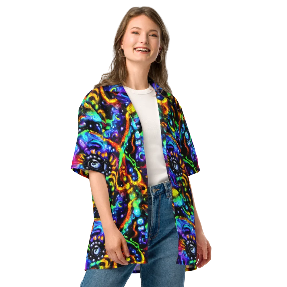 Infinite Colorstorm on Button Shirt — Front