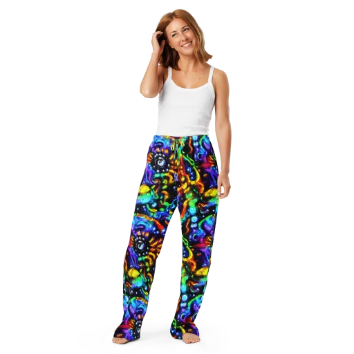 Infinite Colorstorm on a Women's Pajama Pants