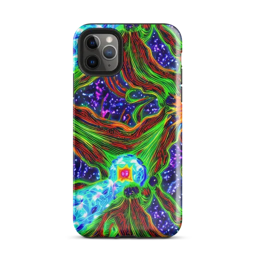 Fluorescent Eden on a Tough Case for iPhone®