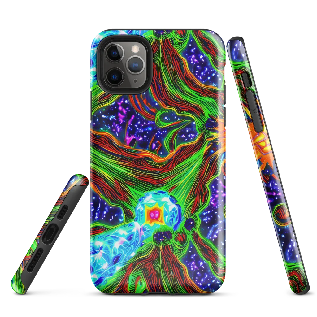 Fluorescent Eden on Tough Case for iPhone® — Front