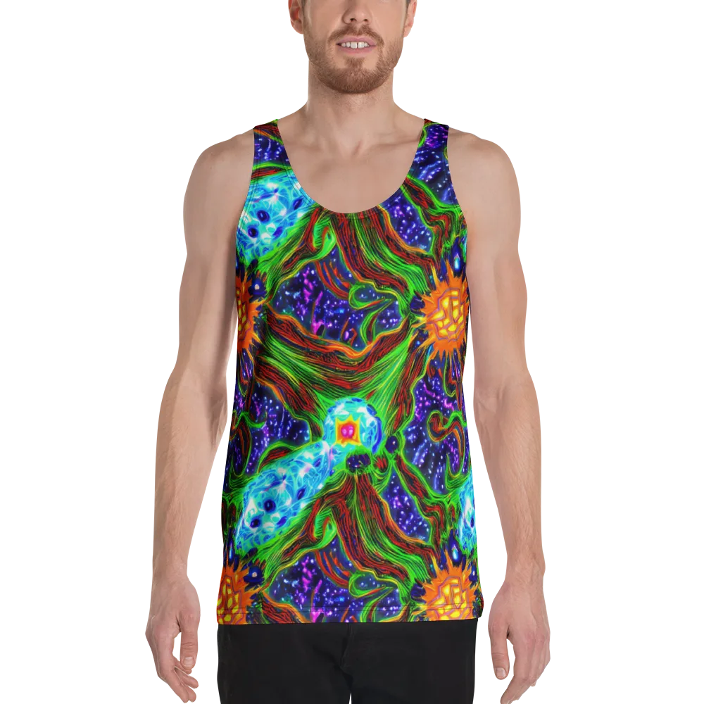 Fluorescent Eden on Men's Tank Top — Front