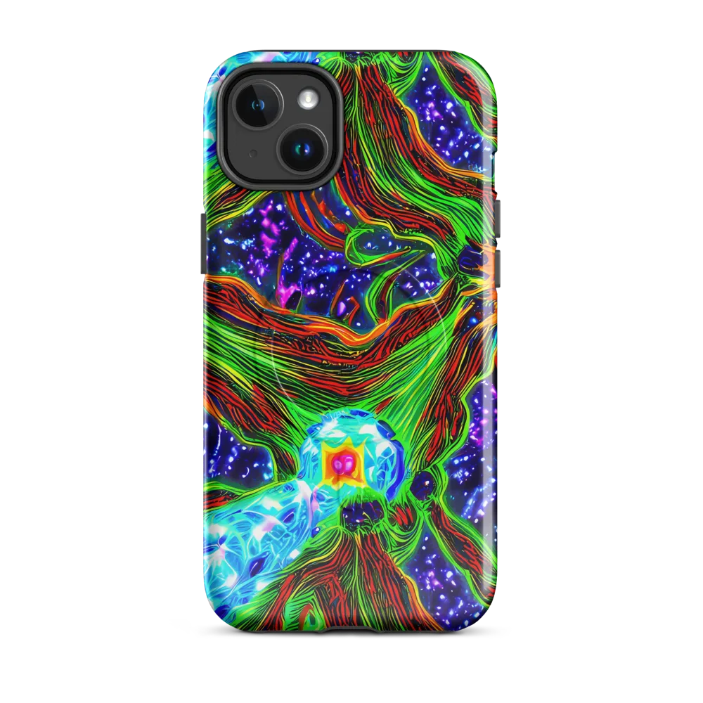 Fluorescent Eden on MagSafe Tough Case for iPhone® — Front