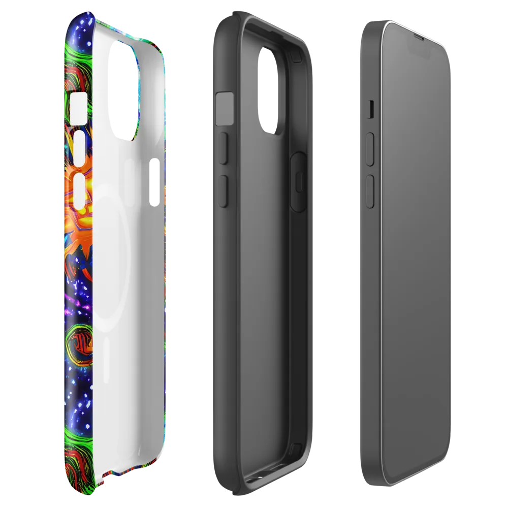 Fluorescent Eden on MagSafe Tough Case for iPhone® — Front