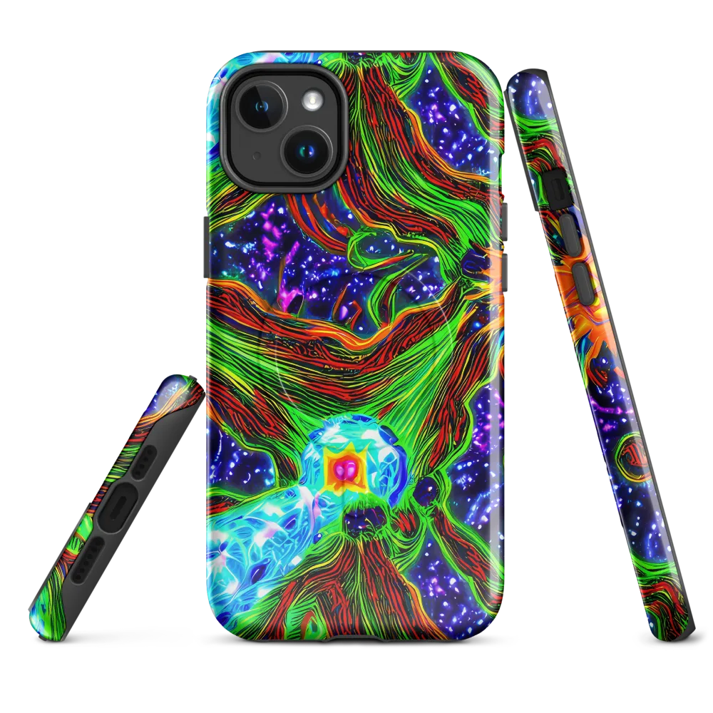 Fluorescent Eden on MagSafe Tough Case for iPhone® — Front