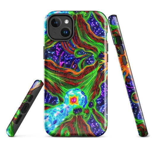Fluorescent Eden on a MagSafe Tough Case for iPhone®