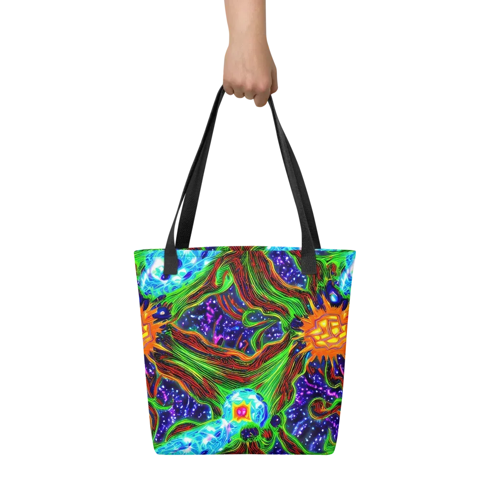 Fluorescent Eden on Tote Bag — Front