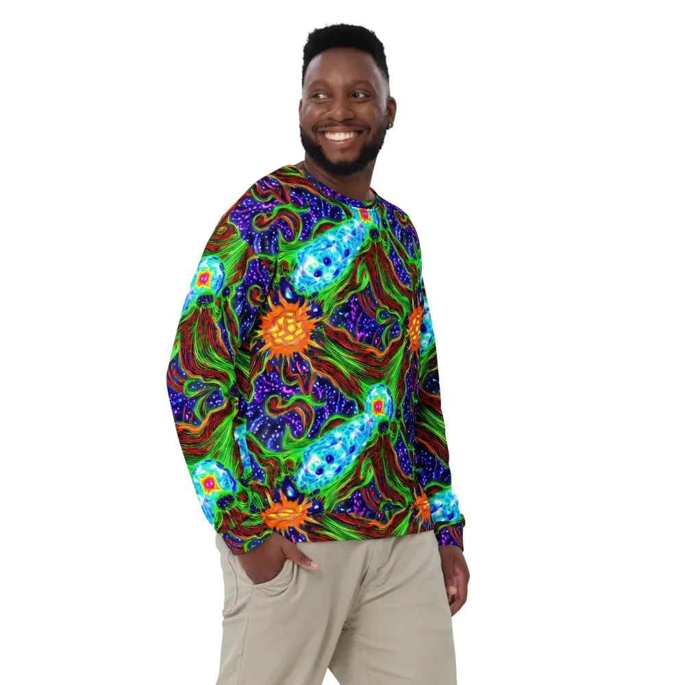 Fluorescent Eden on Sweatshirt — Front