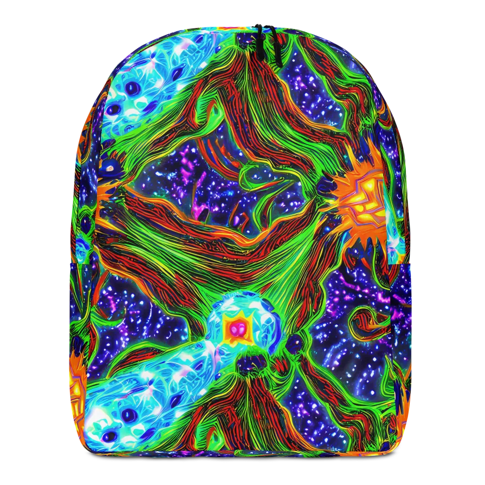 Fluorescent Eden on Minimalist Backpack — Front