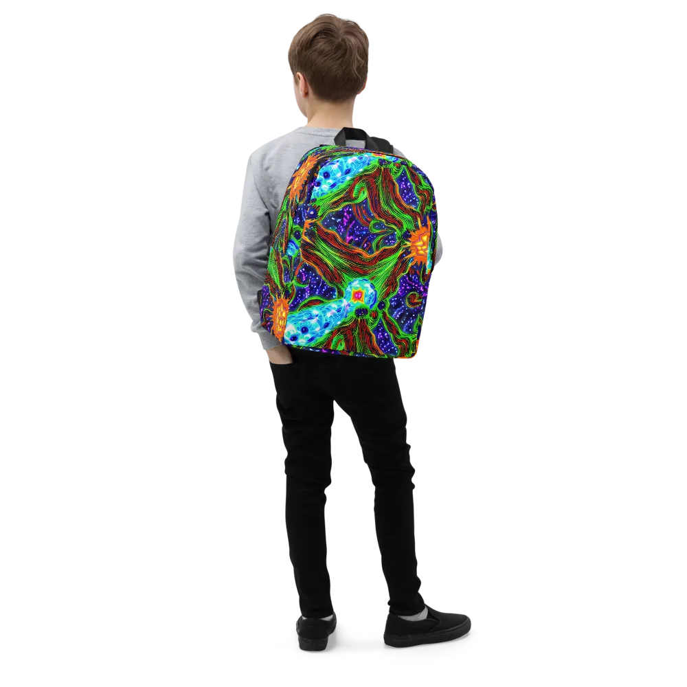 Fluorescent Eden on Minimalist Backpack — Right Front
