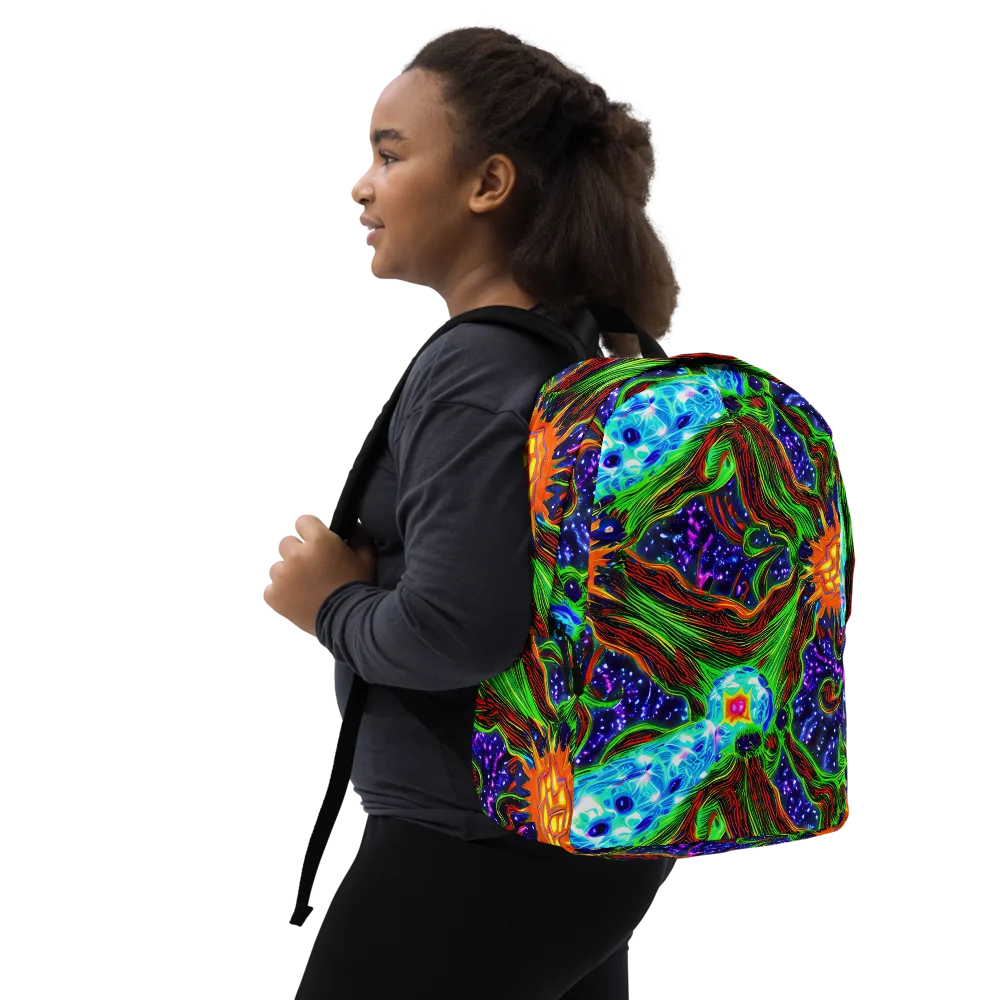 Fluorescent Eden on Minimalist Backpack — Right Front
