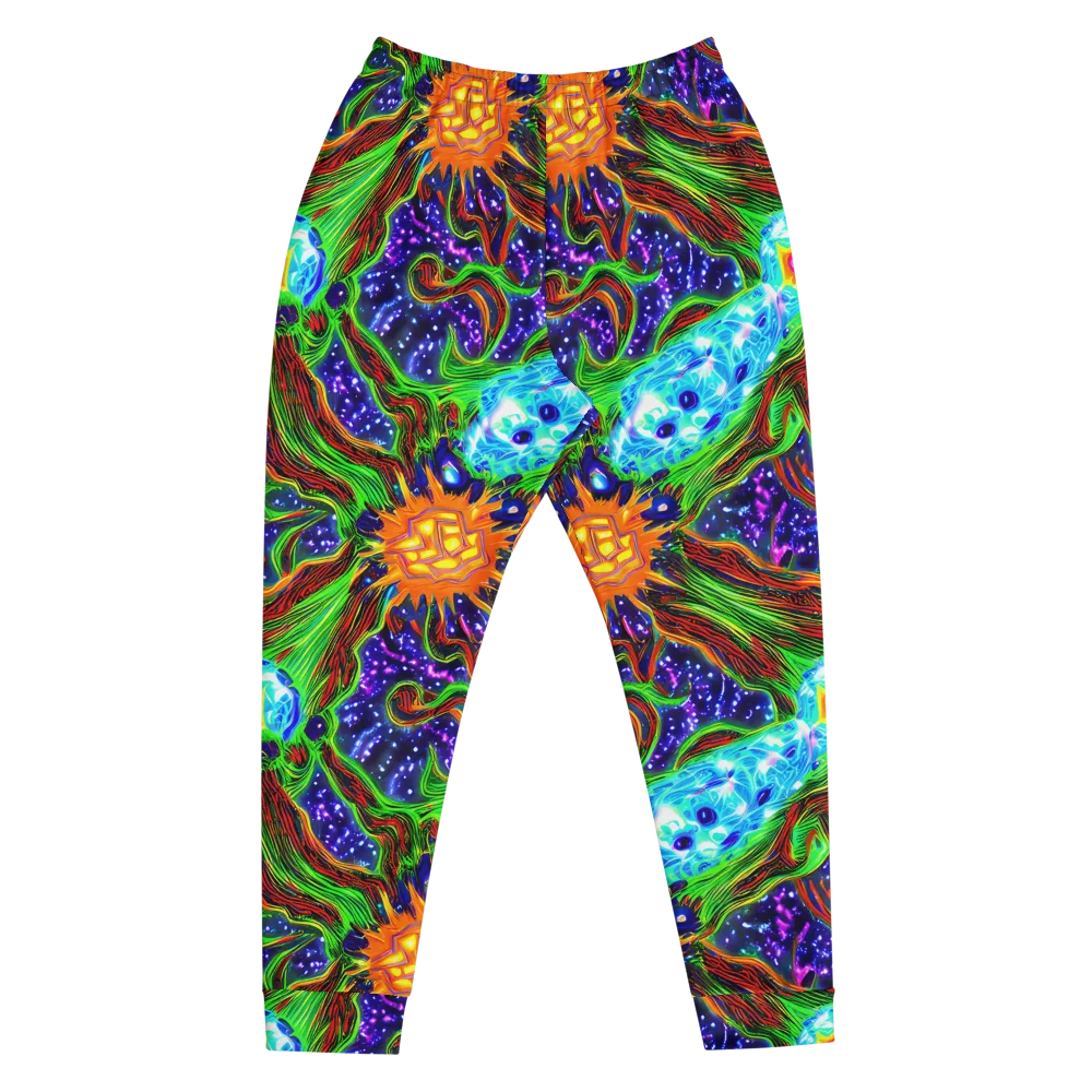 Fluorescent Eden on Men's Joggers — Front