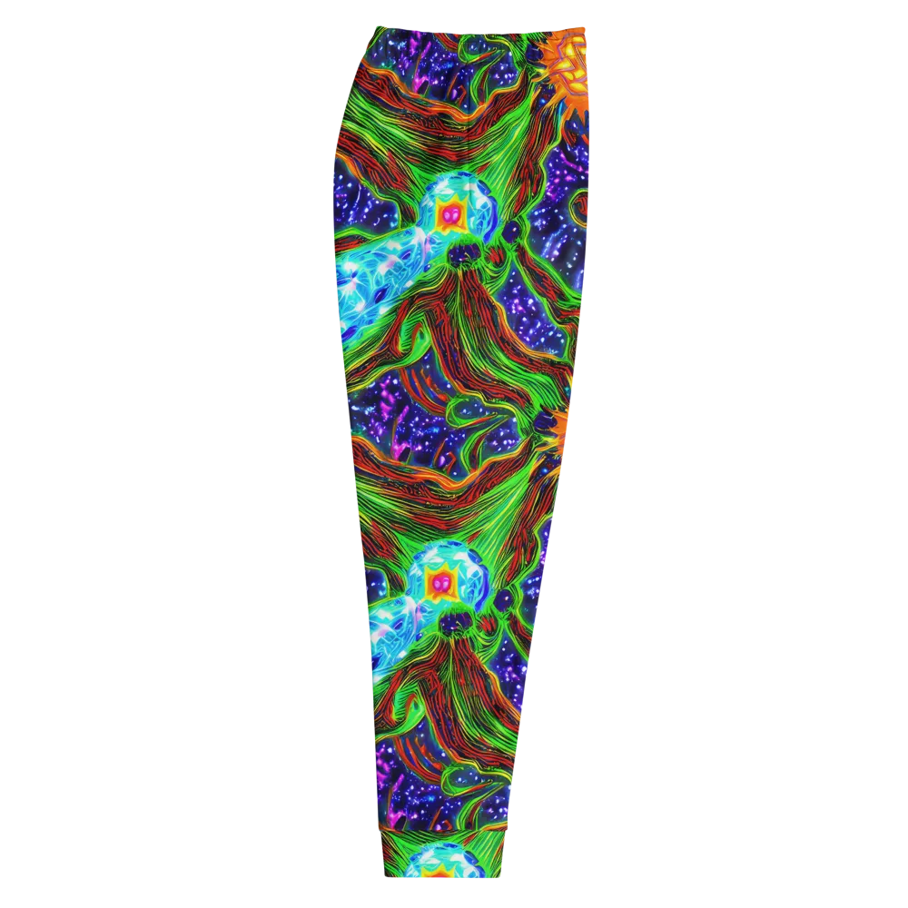 Fluorescent Eden on Men's Joggers — Right