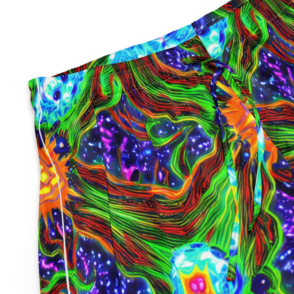 Fluorescent Eden on Women's Pajama Shorts — Product details