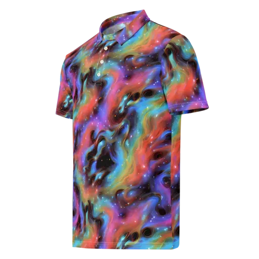 Starfire Drift on a Men's Slim Fit Polo Shirt