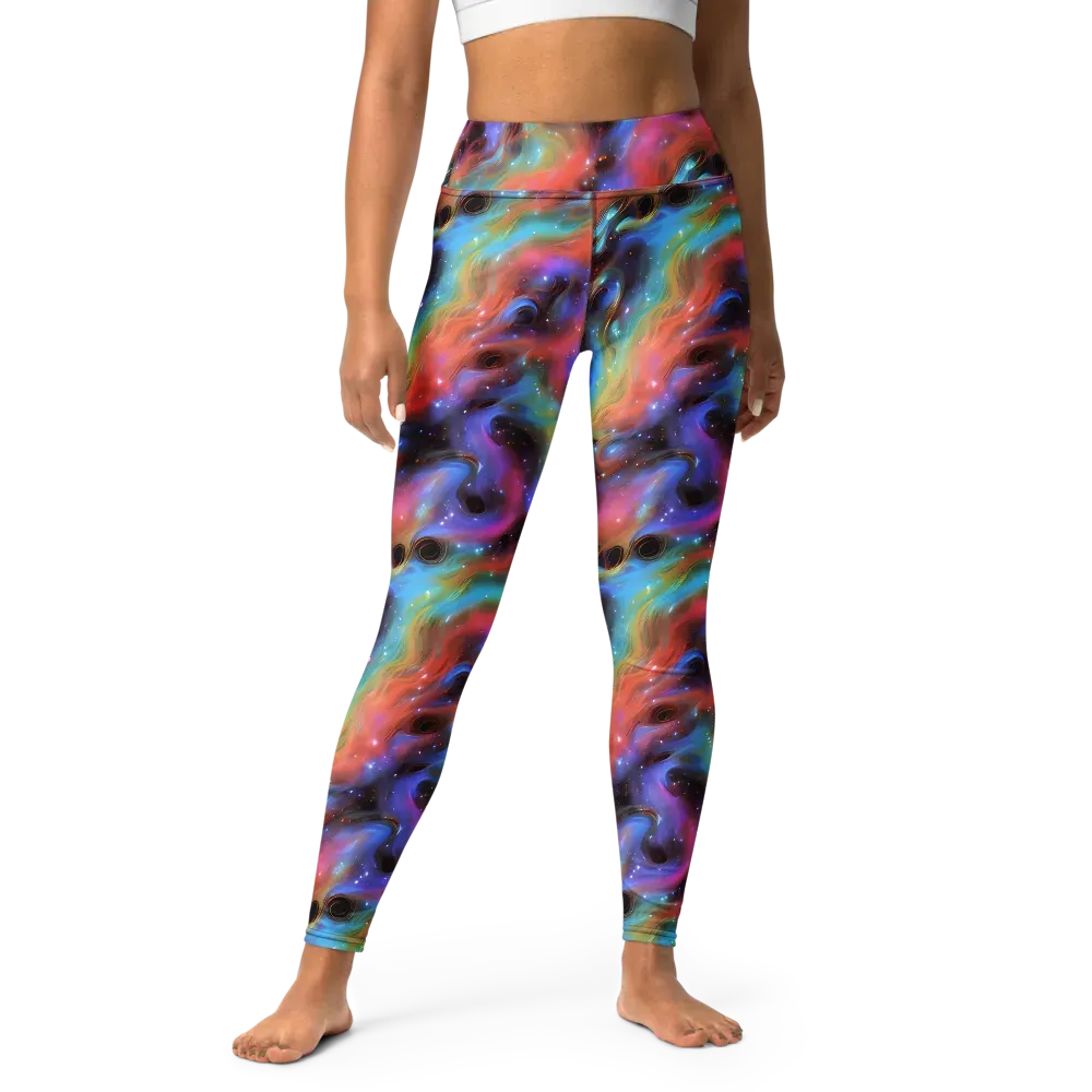 Starfire Drift on Yoga Leggings — Front