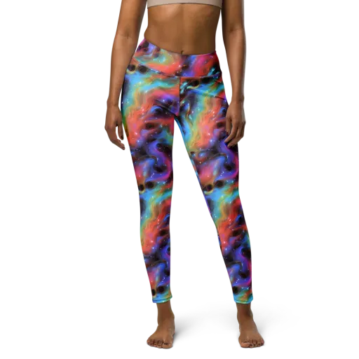 Starfire Drift on a Yoga Leggings