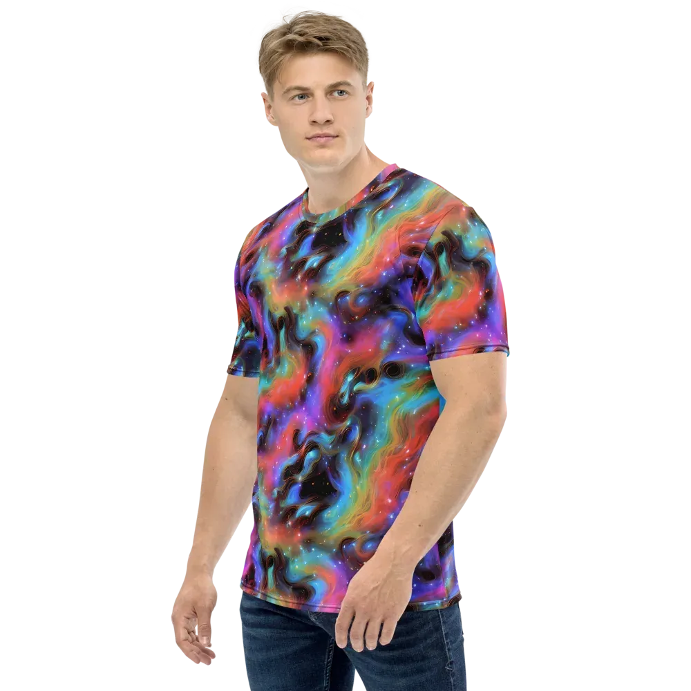 Starfire Drift on Men's Crew Neck T-Shirt — Left