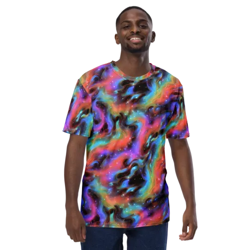 Starfire Drift on a Men's Crew Neck T-Shirt