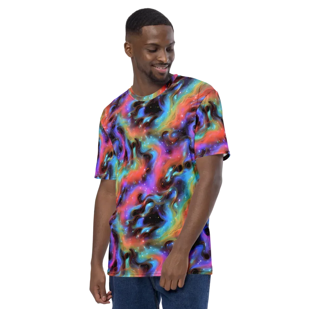 Starfire Drift on Men's Crew Neck T-Shirt — Left