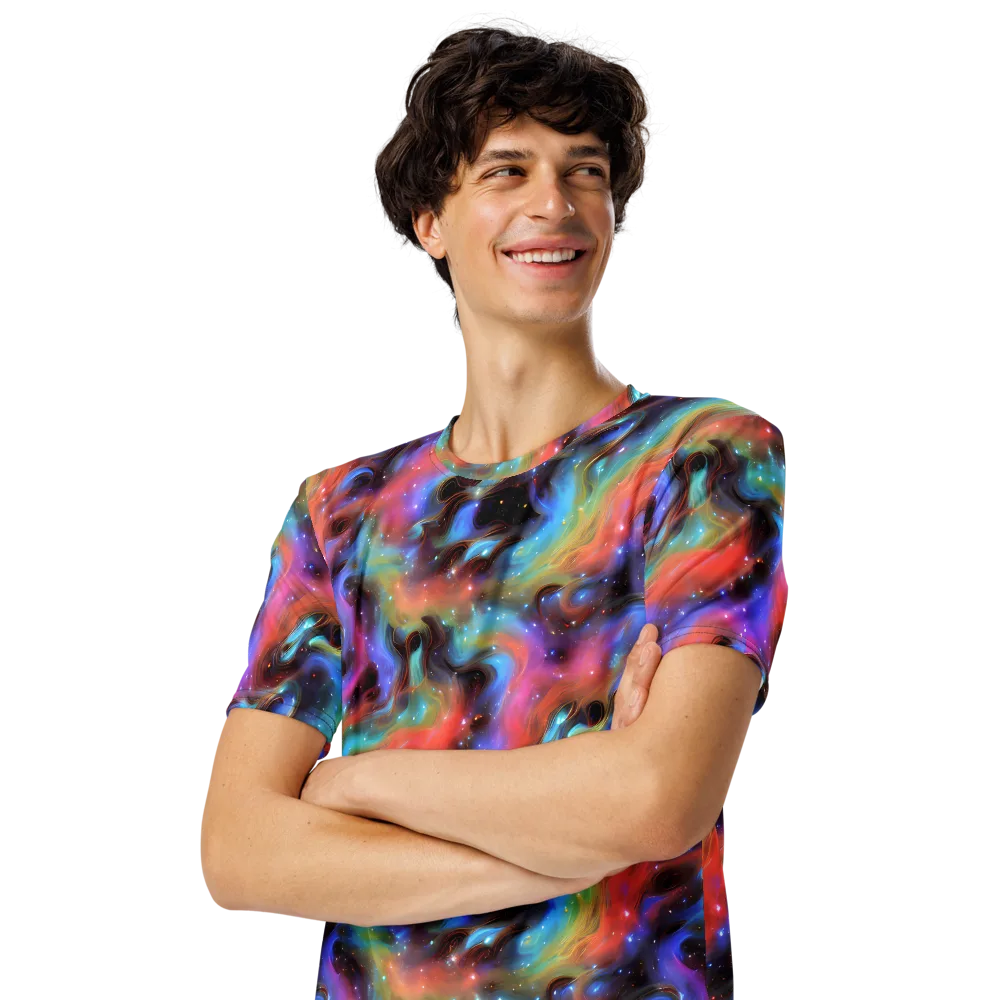 Starfire Drift on Men's Crew Neck T-Shirt — Left Front