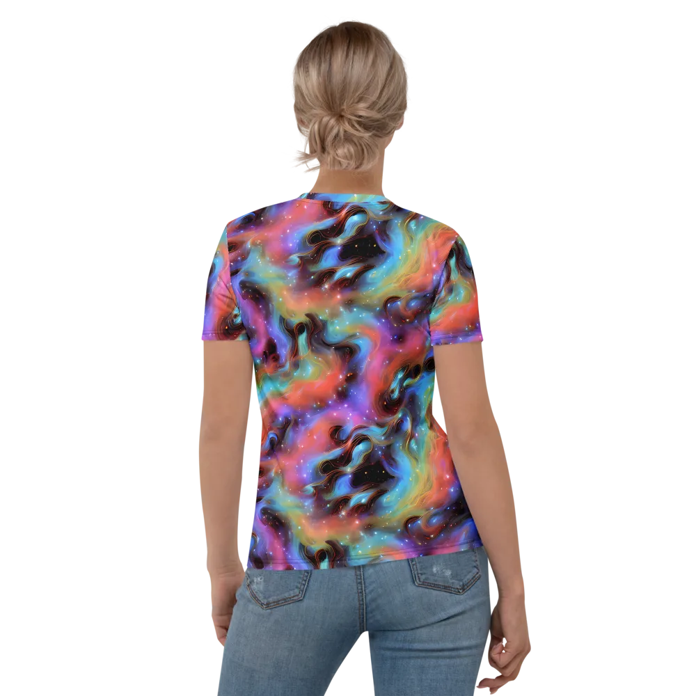 Starfire Drift on Women's Crew Neck T-Shirt — Back