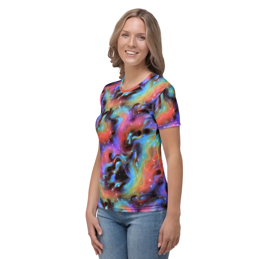 Starfire Drift on Women's Crew Neck T-Shirt — Left
