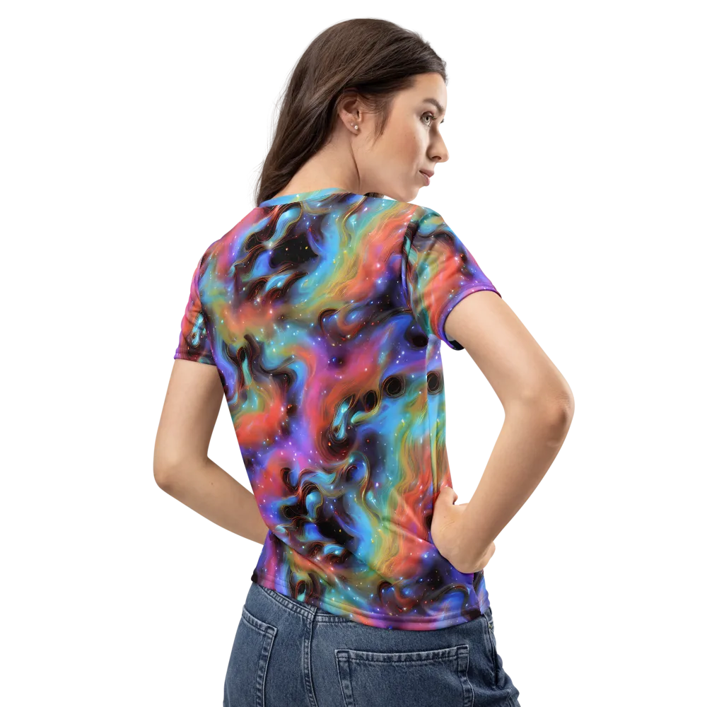 Starfire Drift on Women's Crew Neck T-Shirt — Back