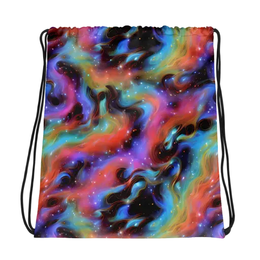 Starfire Drift on a Drawstring Bag
