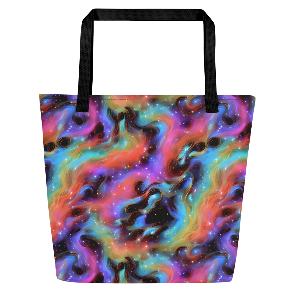 Starfire Drift on Large Tote Bag W/ Pocket — Front