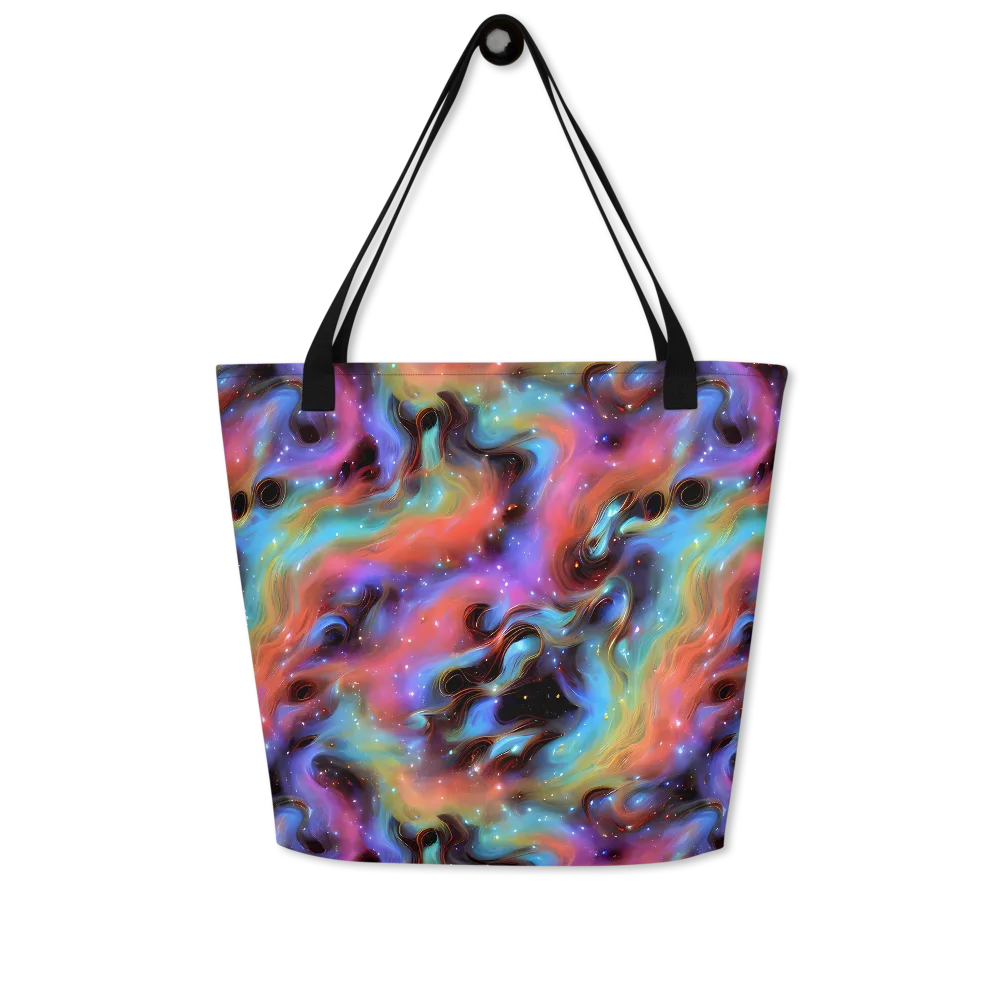 Starfire Drift on Large Tote Bag W/ Pocket — Front