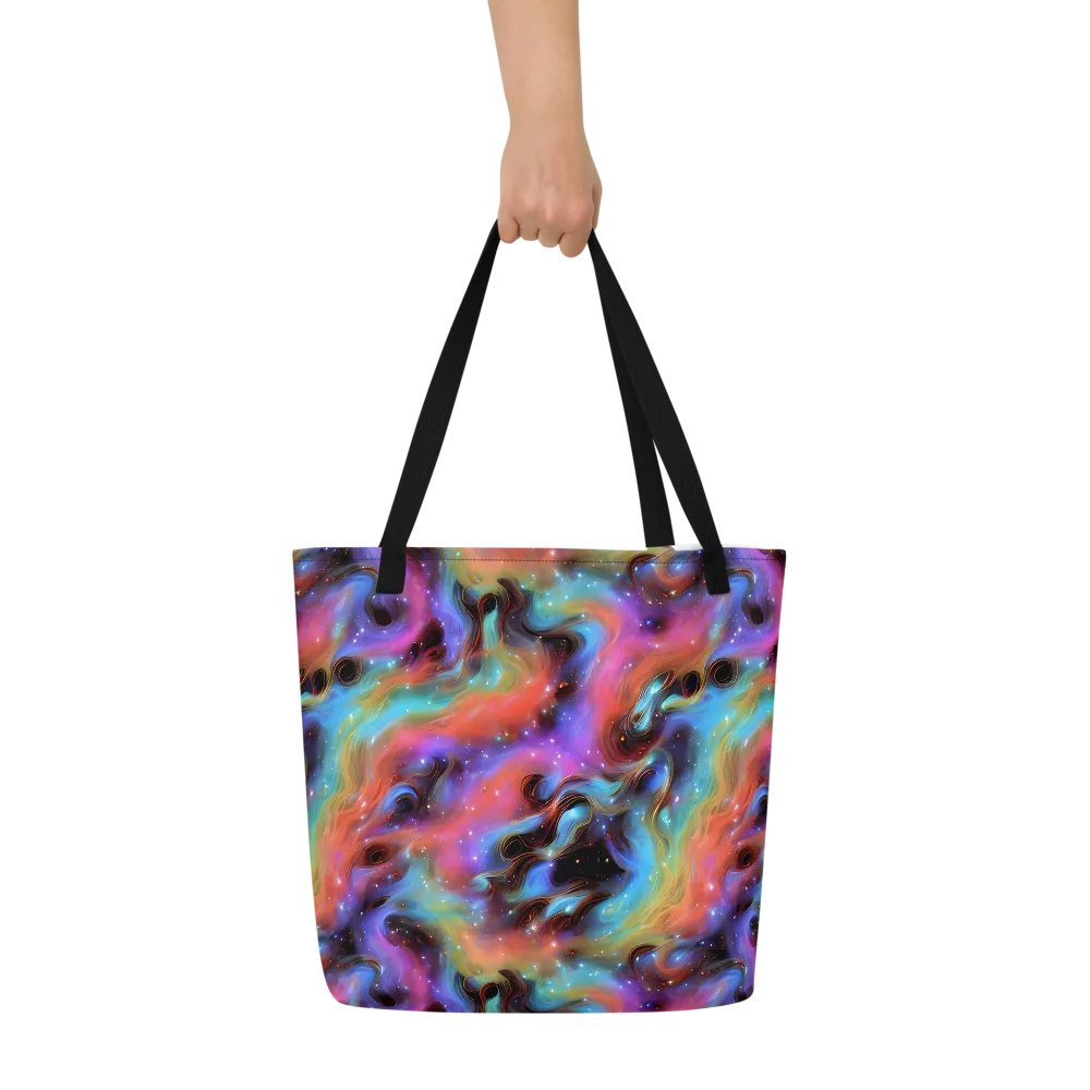 Starfire Drift on Large Tote Bag W/ Pocket — Front