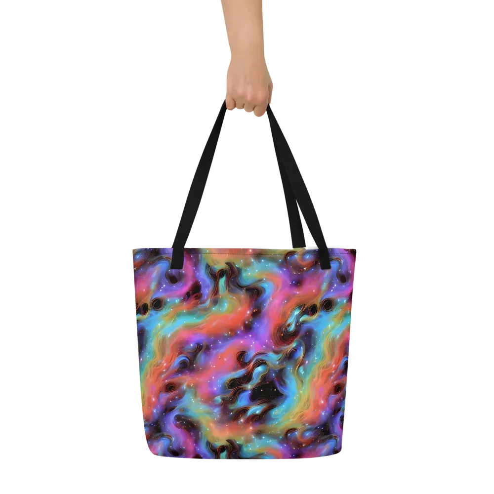 Starfire Drift on Large Tote Bag W/ Pocket — Front