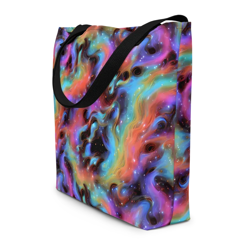 Starfire Drift on Large Tote Bag W/ Pocket — Front