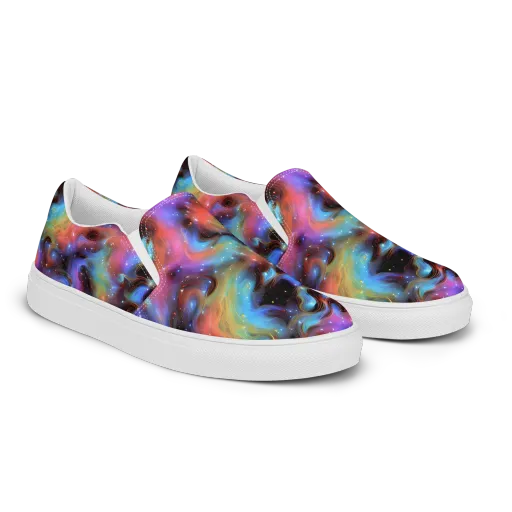Starfire Drift on a Women's Slip-On Canvas Shoes