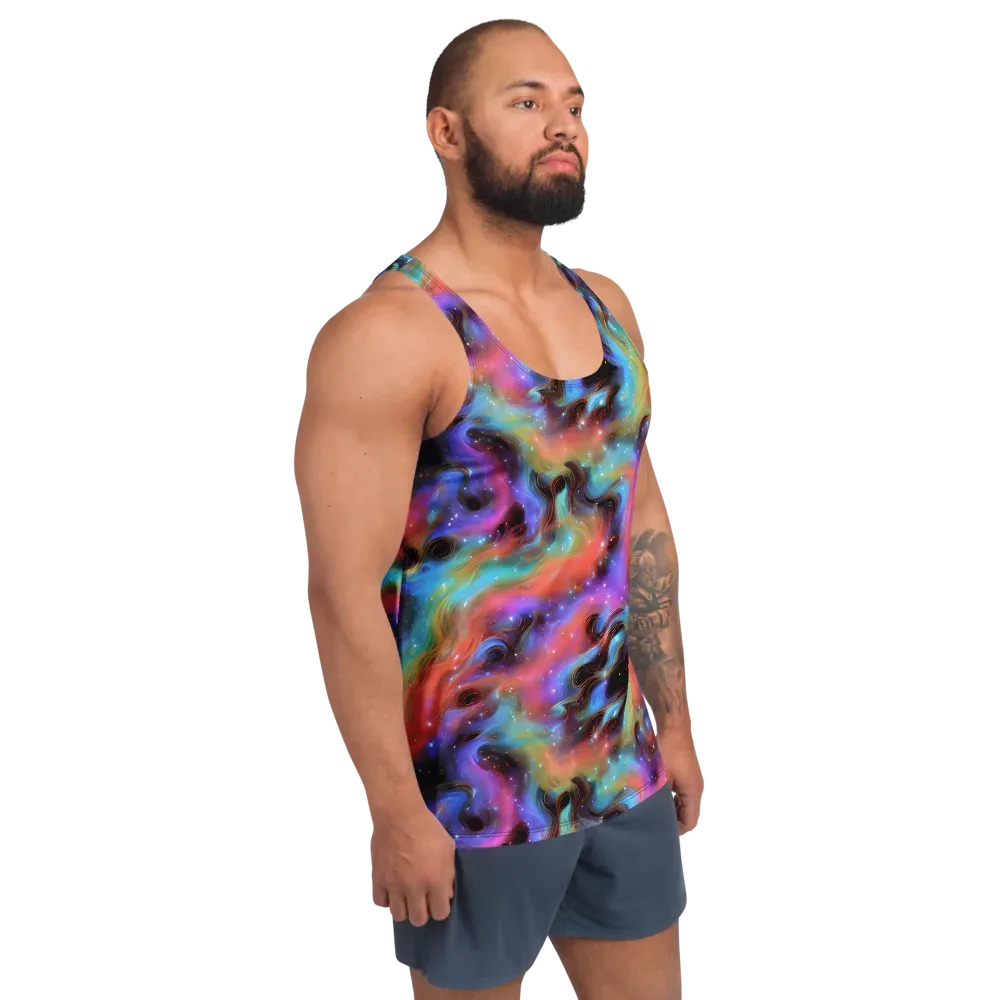 Starfire Drift on Men's Tank Top — Right Front