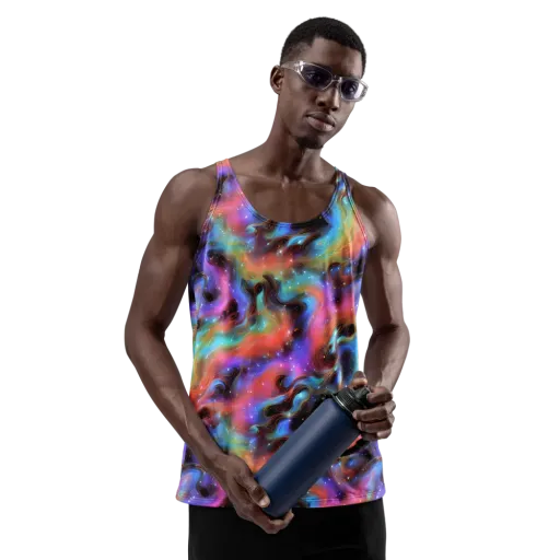 Starfire Drift on a Men's Tank Top