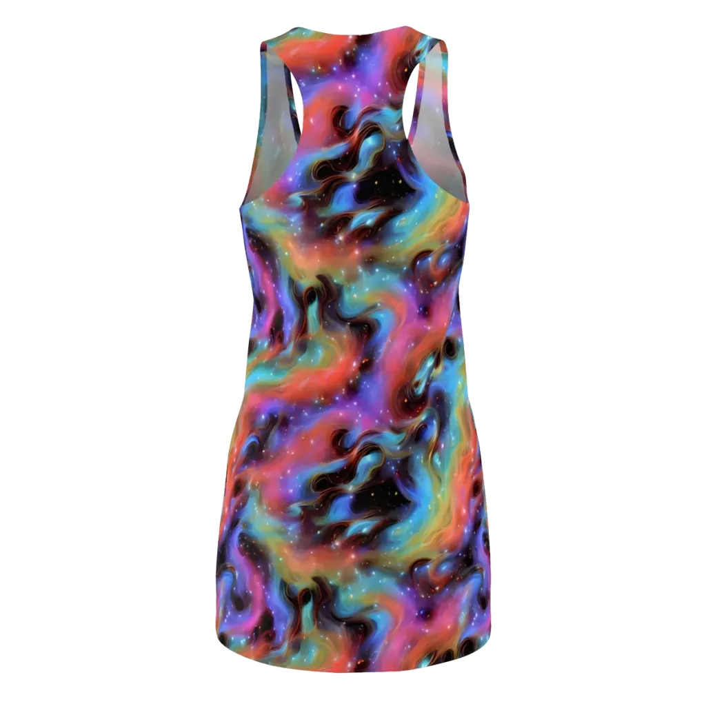 Starfire Drift on Racerback Dress — Back