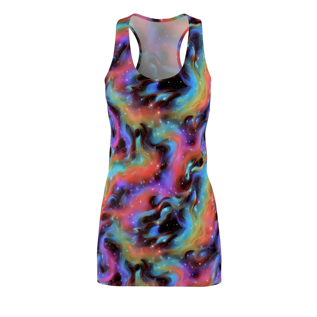 Starfire Drift on Racerback Dress — Front