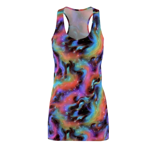 Starfire Drift on a Racerback Dress