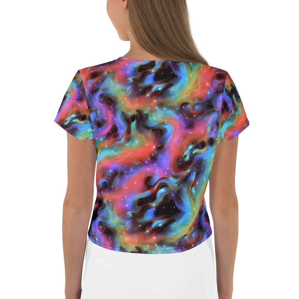 Starfire Drift on Crop Tee — Back
