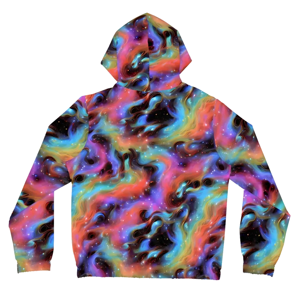 Starfire Drift on Women's Full-Zip Hoodie — Back