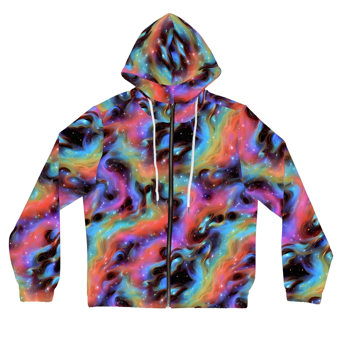 Starfire Drift on Women's Full-Zip Hoodie — Front