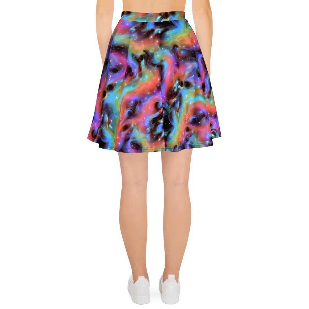 Starfire Drift on Skater Skirt — Back