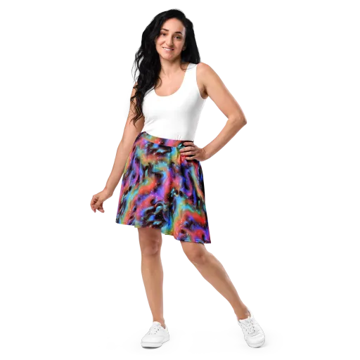 Starfire Drift on a Skater Skirt