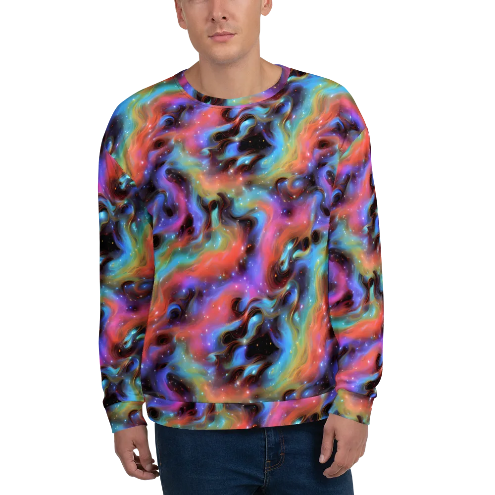 Starfire Drift on Sweatshirt — Front