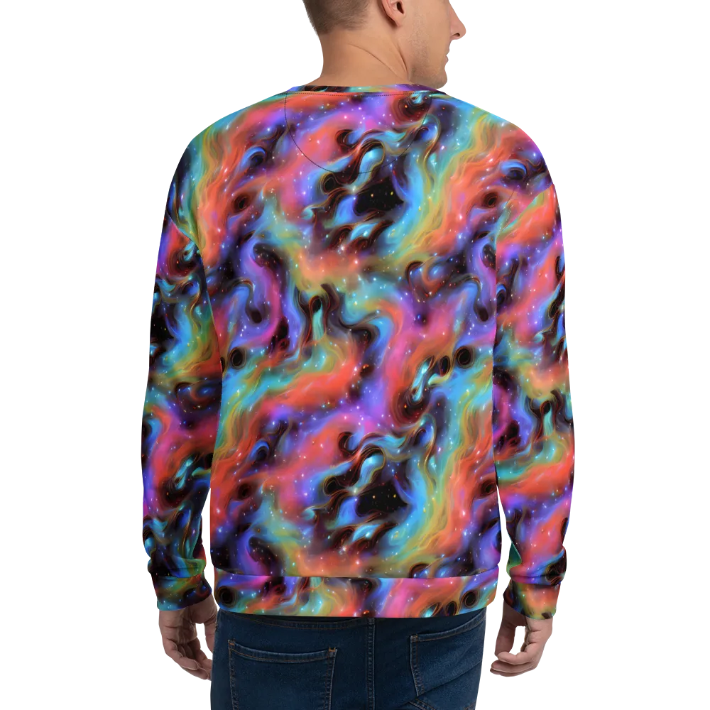 Starfire Drift on Sweatshirt — Back