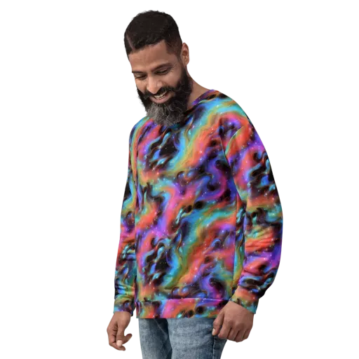 Starfire Drift on a Sweatshirt